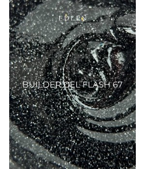 Гель Builder Gel Flash Edlen №67 30 мл світловідбиваючий 